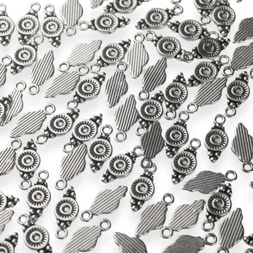 подвеска металл "митра", цвет античное серебро, 16x7x1.5 мм