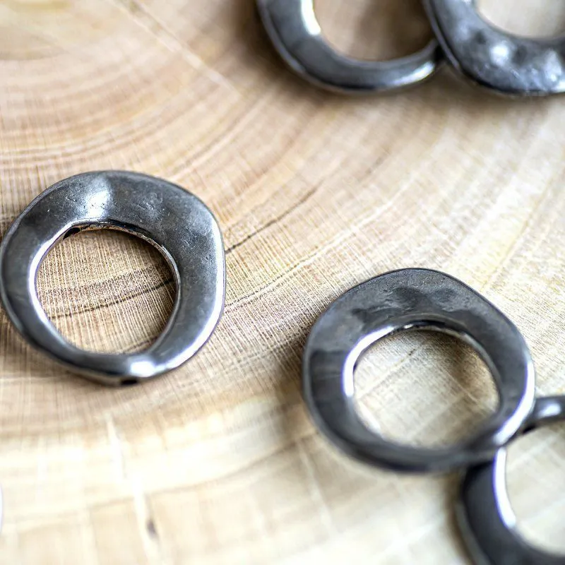 рамка для бусин "спот", цвет черный, 20.5x20.5x3 мм