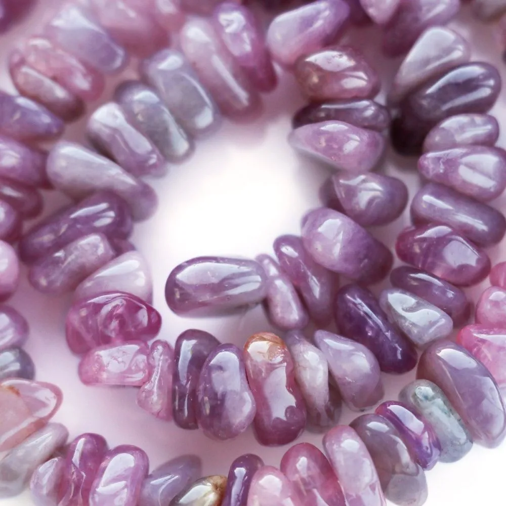 бусина кварц осколки, цвет розовый (уп 20 г)