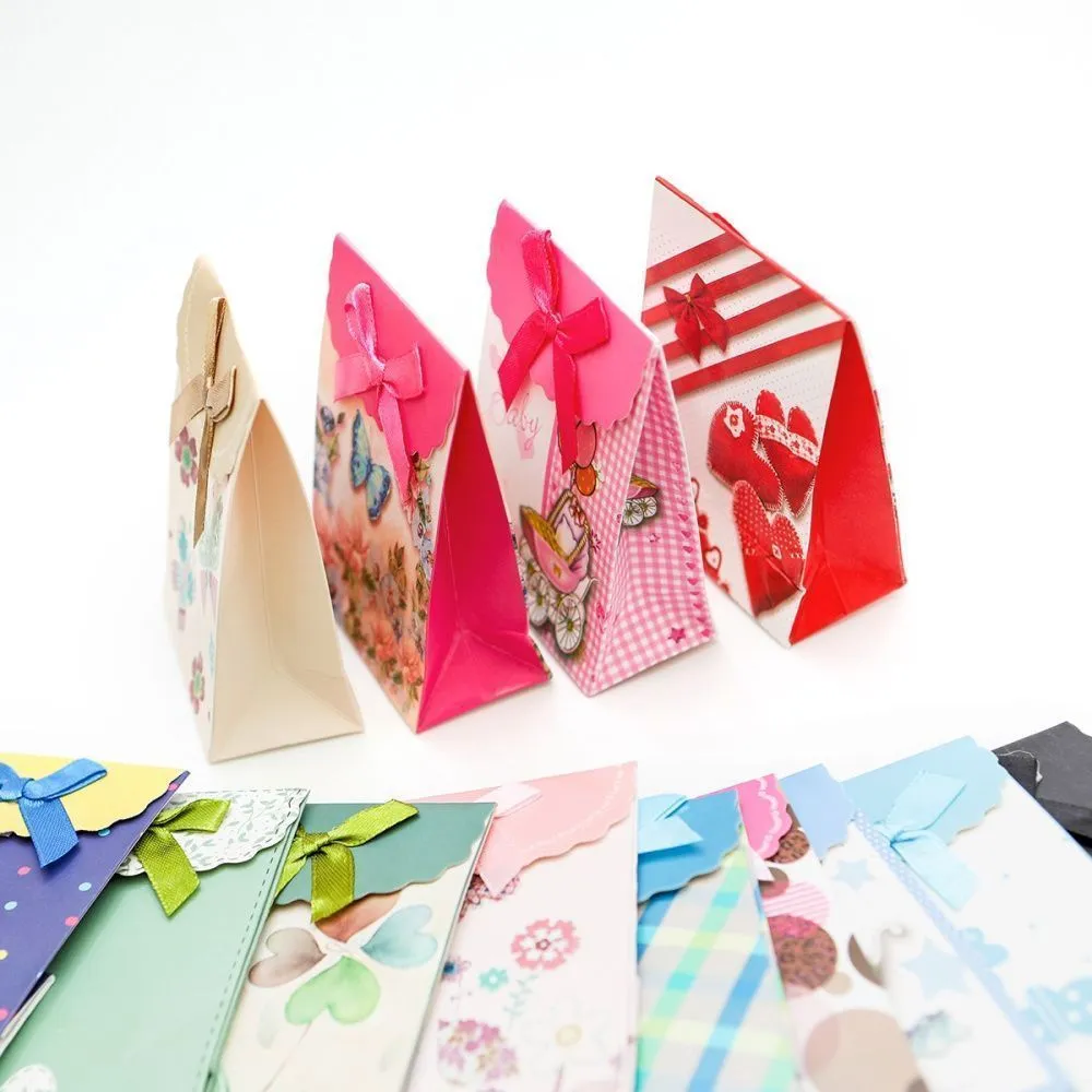 пакет подарочный "мисси", картон, цветовой микс, 105х75 мм