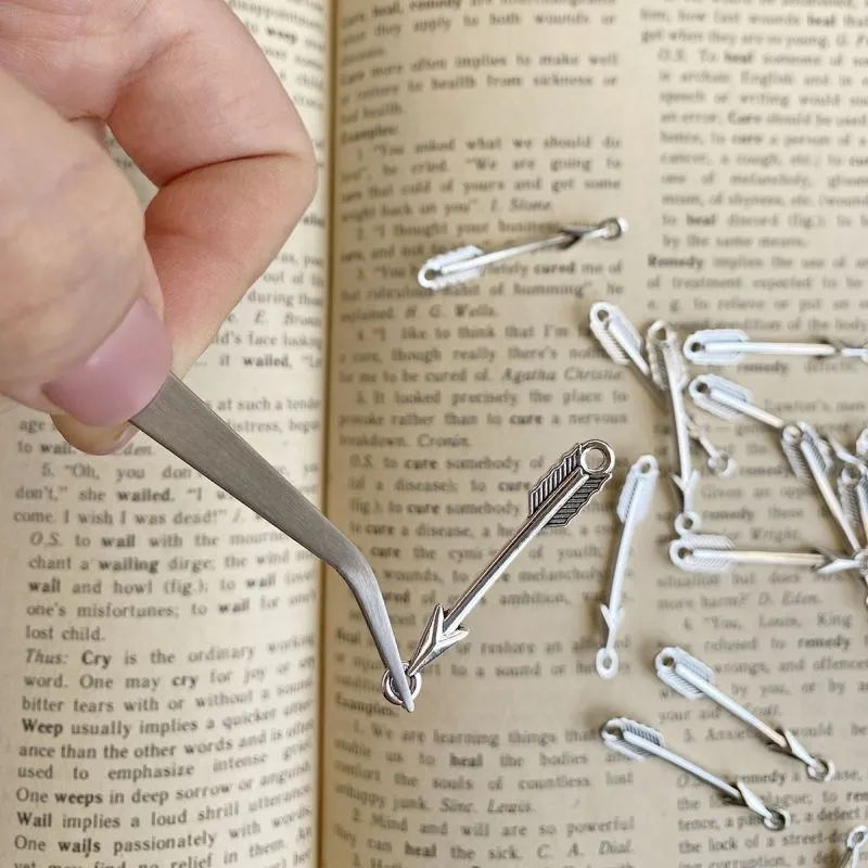 коннектор "стрела", цвет античное серебро, 37x6x2 мм