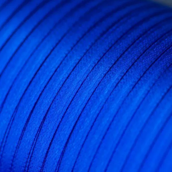 лента, атлас, цвет синий яркий, ширина 3 мм ленты