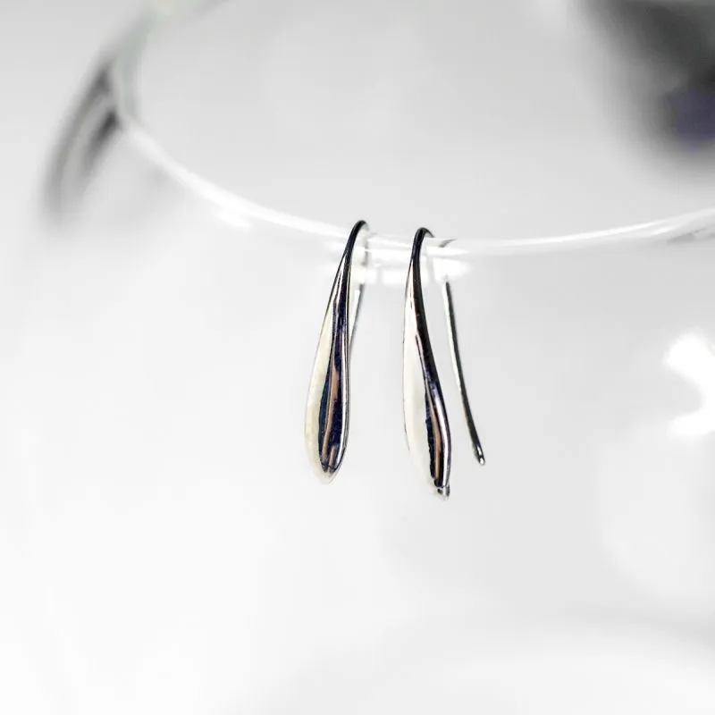 швензы "летиция", покрытие платина, 19х3х1 мм