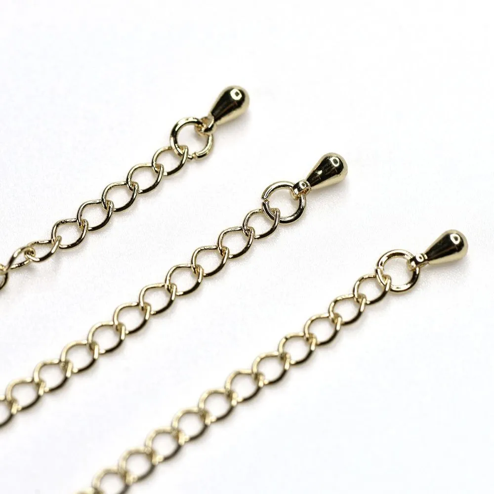 замочек-лобстер с удлинителем, позолота, 12x7x3 мм