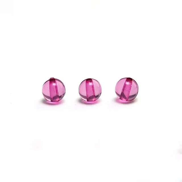 бусина, акрил 8, цвет фуксия, 8 мм