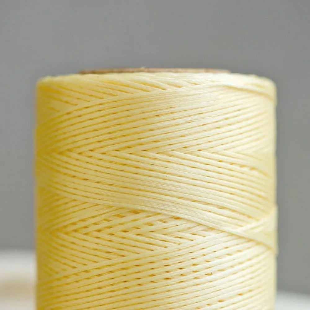 шнур вощеный, цвет бледно-желтый, 1х0.3 мм