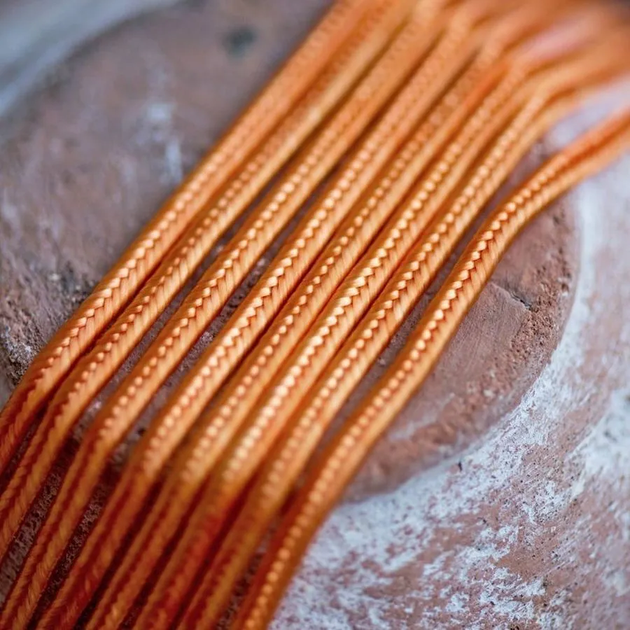 сутаж, оранжевый, 3х1 мм (уп 5 м)