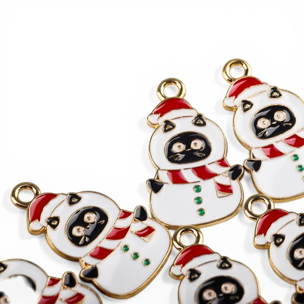 подвеска металл "котовичок", эмаль, цвет белый, 25x15x1.2 мм